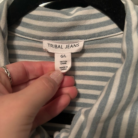 ⚡️LAST CALL⚡️Tribal Jeans Button-Up Jacket - Picture 7 of 9